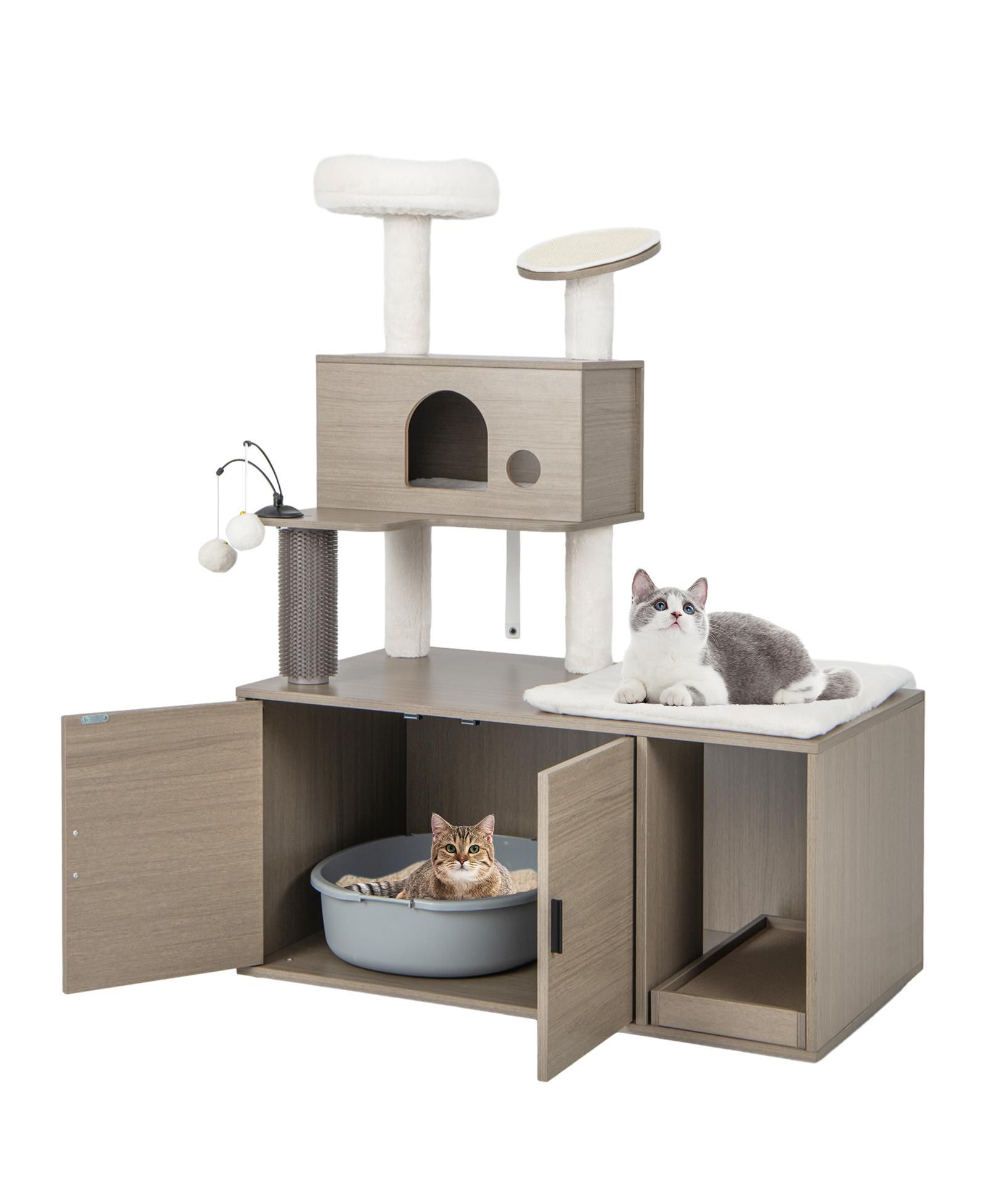 Кошачий домик COZITO 2-in-1 Modern с лотком