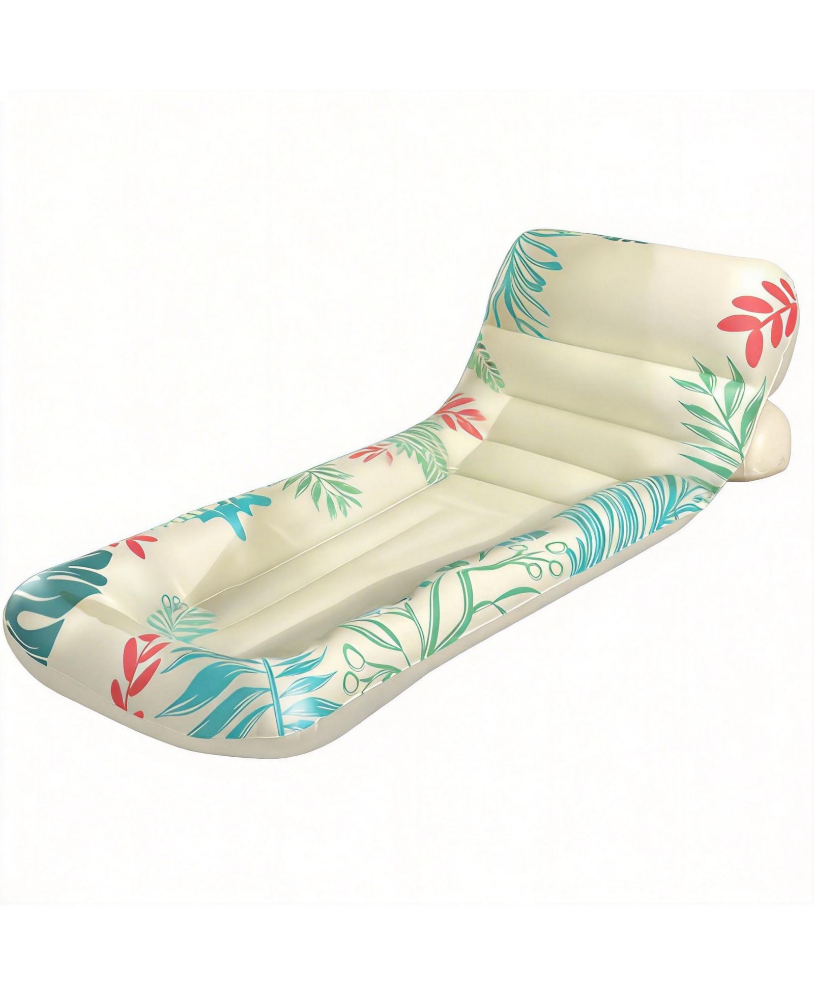GNUADZ Inflatable Pool Float Lounger Chair with Adjustable Backrest