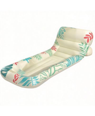GNUADZ Inflatable Pool Float Lounger Chair with Adjustable Backrest