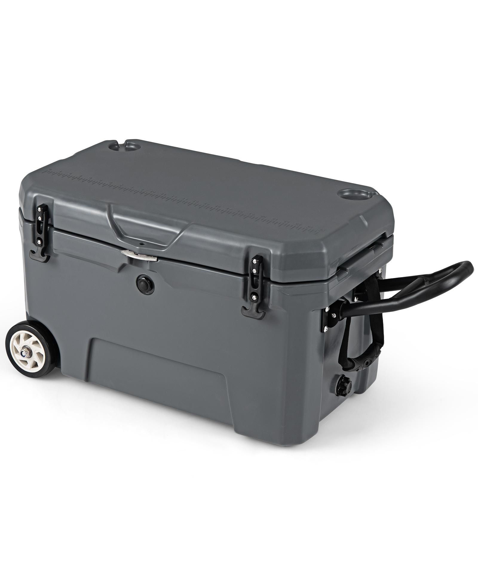 Переносной термобокс GOUUN 52-Quart Portable Hard Cooler с колесами и ручкой