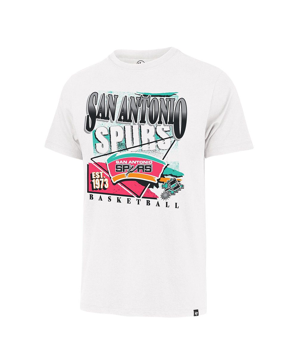 Мужская футболка '47 Brand San Antonio Spurs Regional Franklin в белом цвете