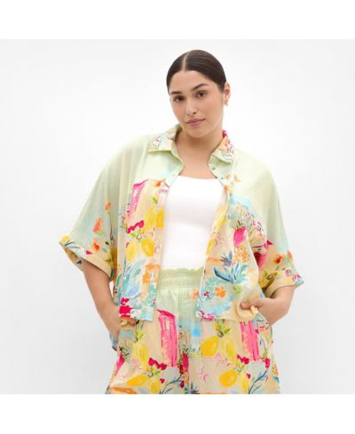 Женская рубашка CITY CHIC Plus Size Sorrento Print