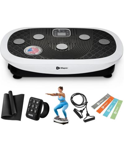 Lifepro Rumblex Plus 4D Vibration Plate Exercise Machine – Triple Motor Full Body Vibrating Plate для снижения веса и лимфодренажа