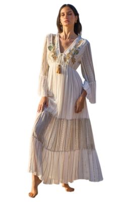 Женское платье Yumi Metallic Embellished Maxi