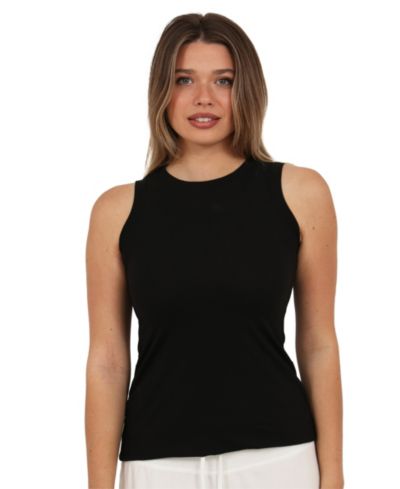 24seven Comfort Apparel Женский трикотажный топ без рукавов