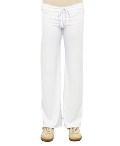 24seven Comfort Apparel женские широкие брюки из трикотажа в рубчик
