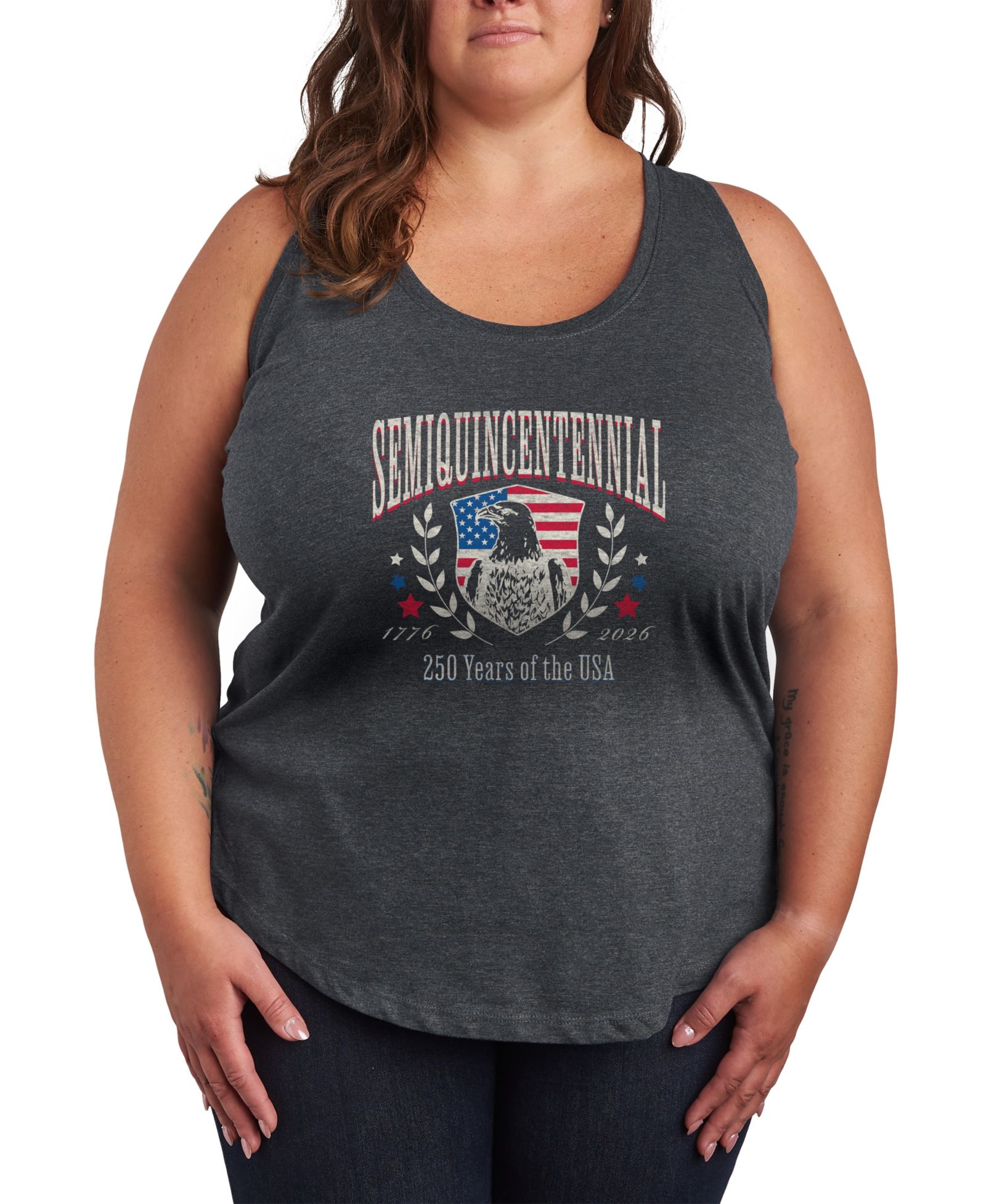 Мужской графический топ Hybrid Apparel Plus Size Racerback