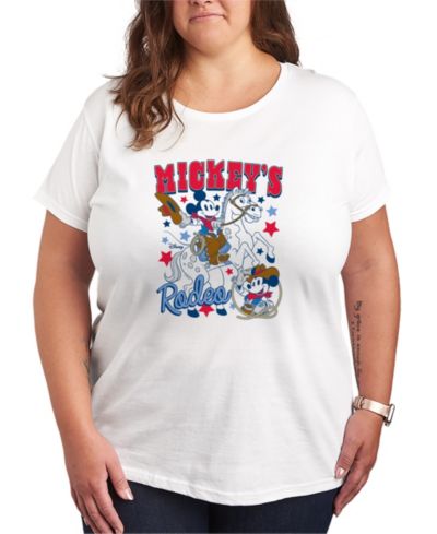 Мужская футболка Hybrid Apparel Plus Size Disney Mickey Western Americana Short-Sleeve Graphic