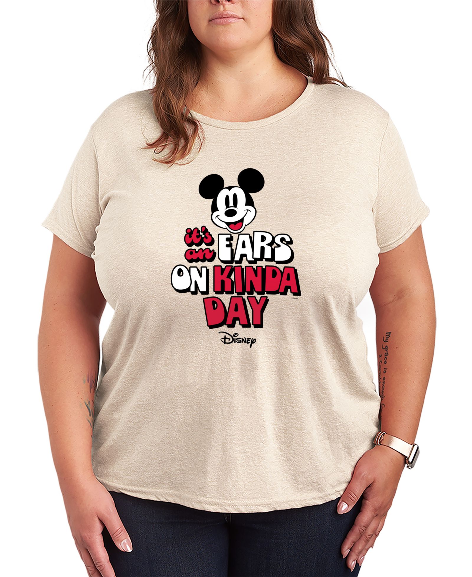 Футболка Hybrid Apparel Plus Size Disney Mickey Vacation с коротким рукавом