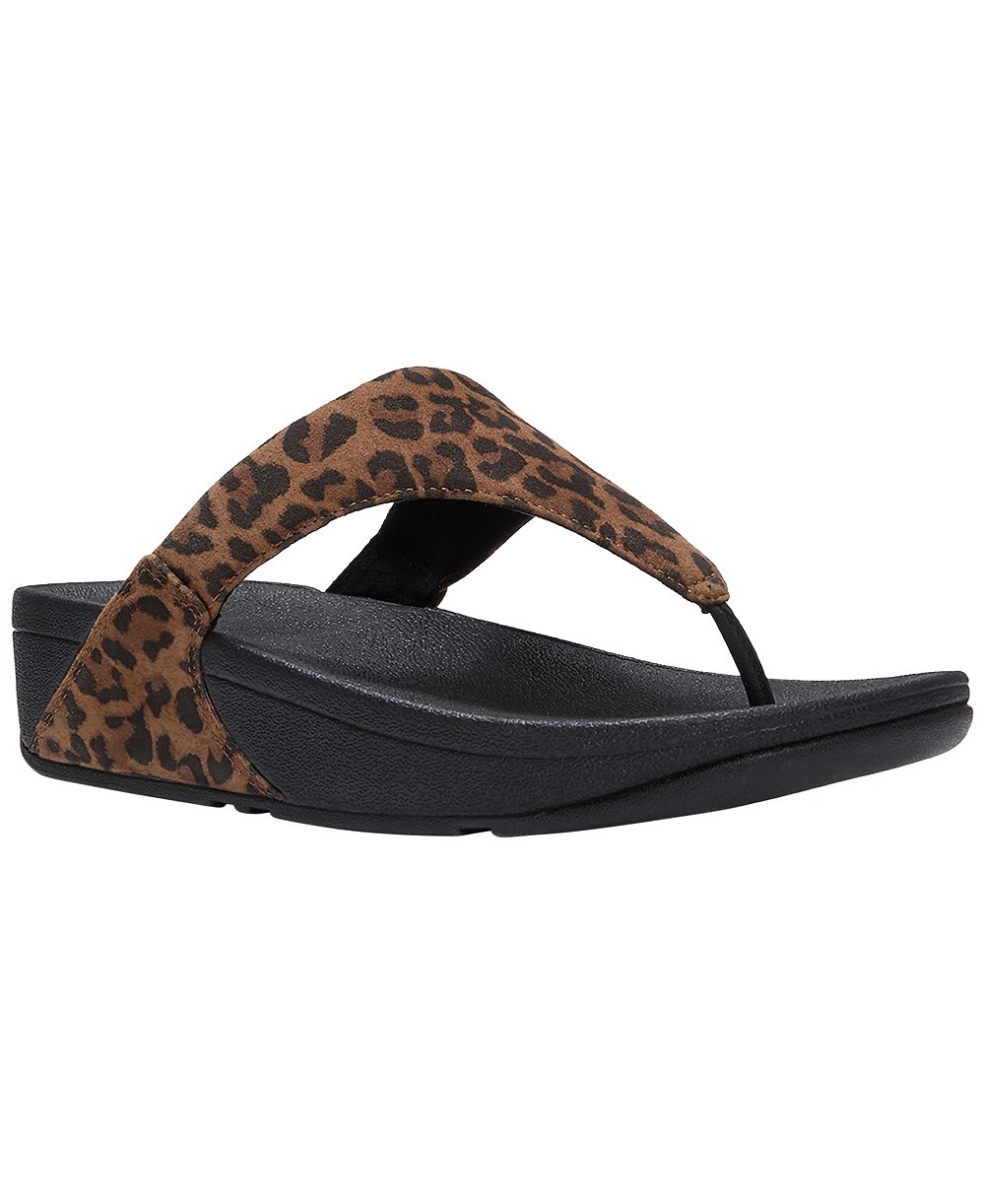 Женские сандалии FitFlop Lulu с замшевой отделкой, клиновидной платформой и круглым носком