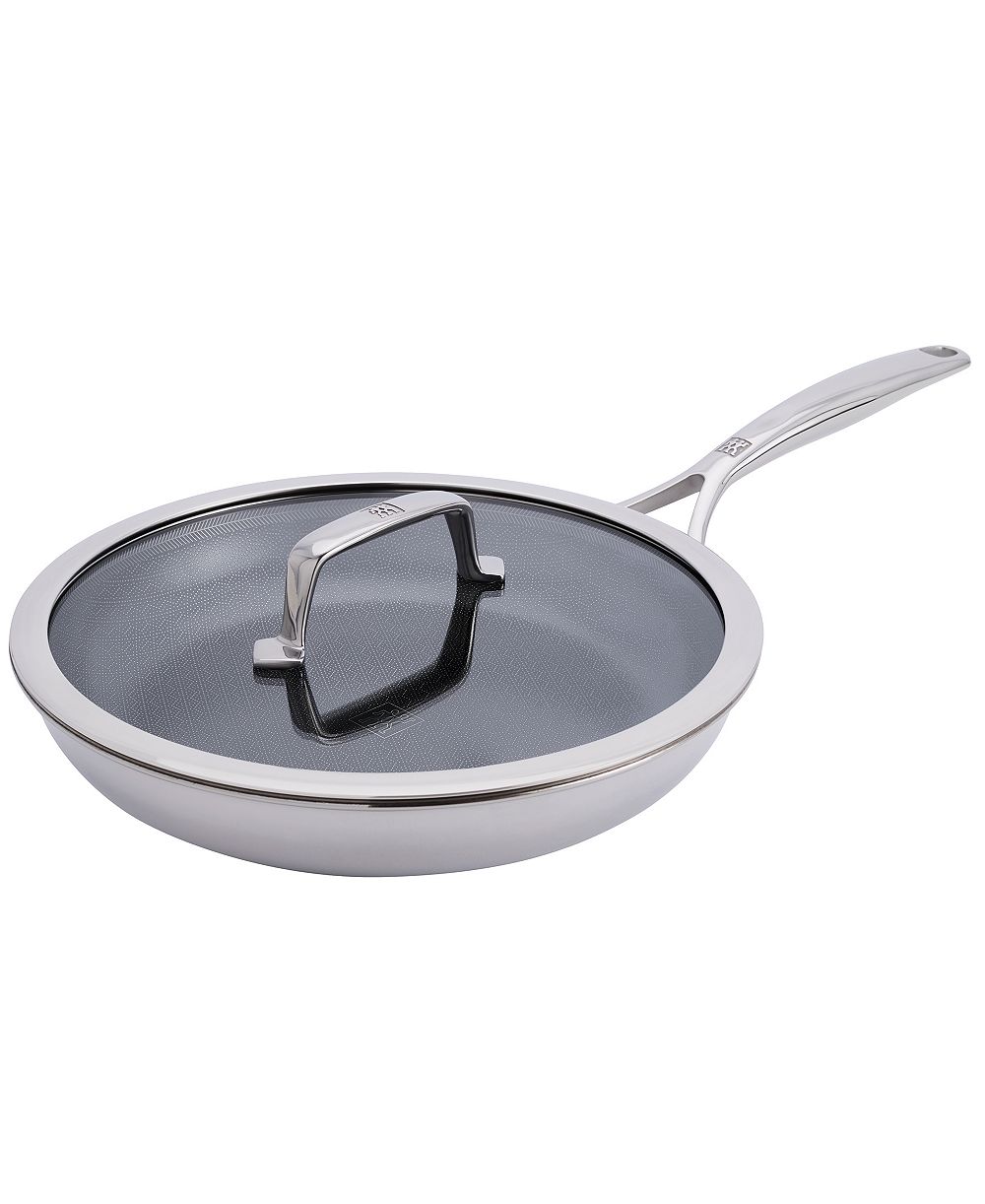 ZWILLING Peak 10" Stainless Steel Dual Performance Fry Pan with Lid