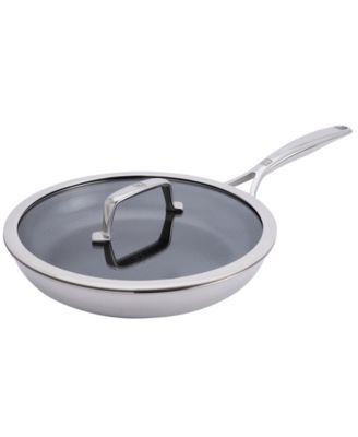 ZWILLING Peak 10" Stainless Steel Dual Performance Fry Pan with Lid