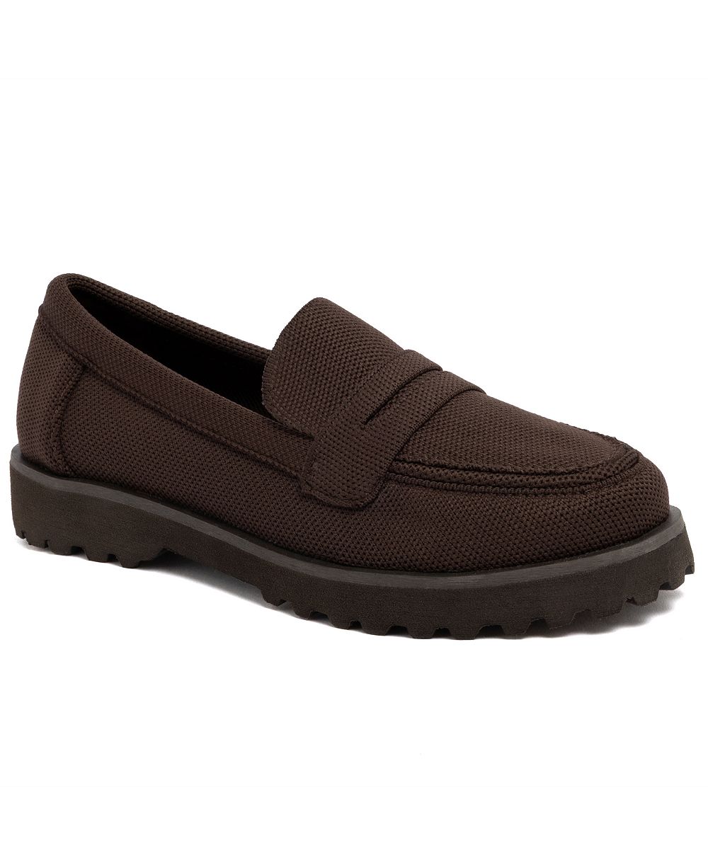 Jones New York Women's Prizey Knit Lug Sole Loafers