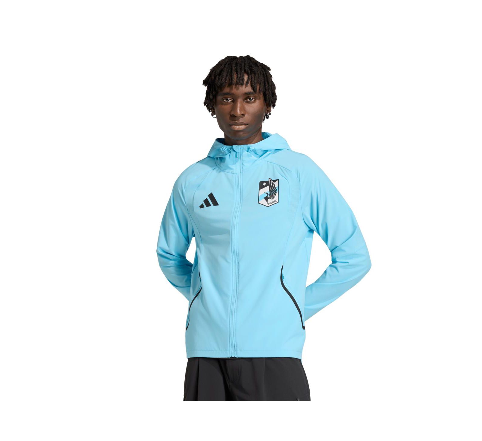 Мужская ветровка adidas Light Blue Minnesota United FC