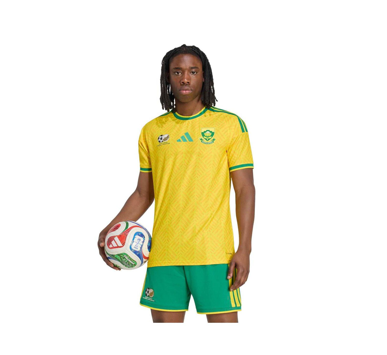 Джерси Adidas Men's Yellow South Africa National Team Home On-Field Authentic