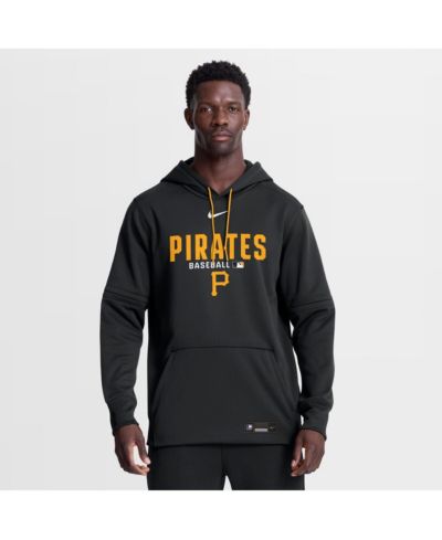 Мужское худи Nike Black Pittsburgh Pirates Authentic Collection Therma-FIT