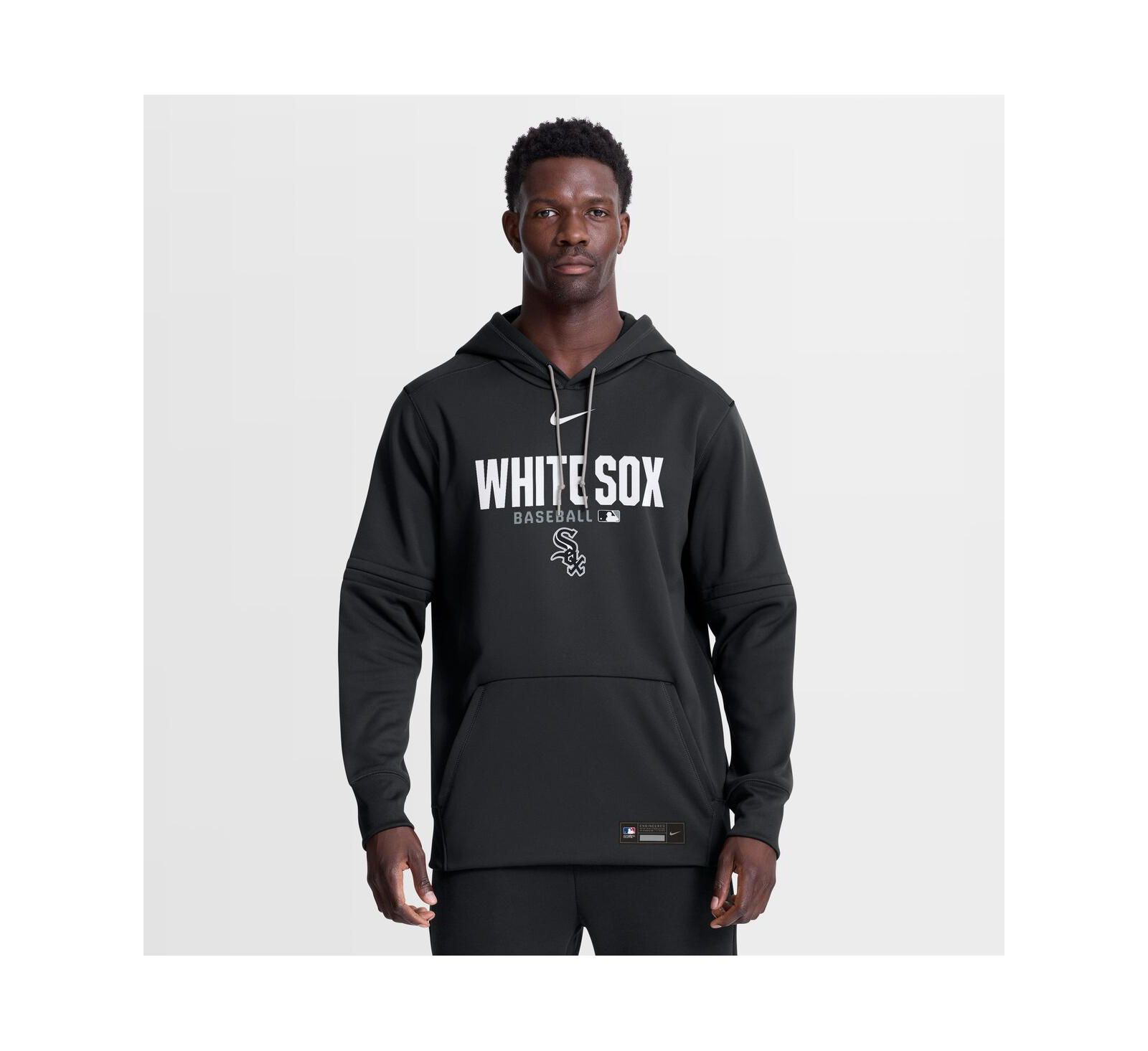 Nike Men's Black Chicago White Sox Authentic Collection Therma-FIT Hoodie