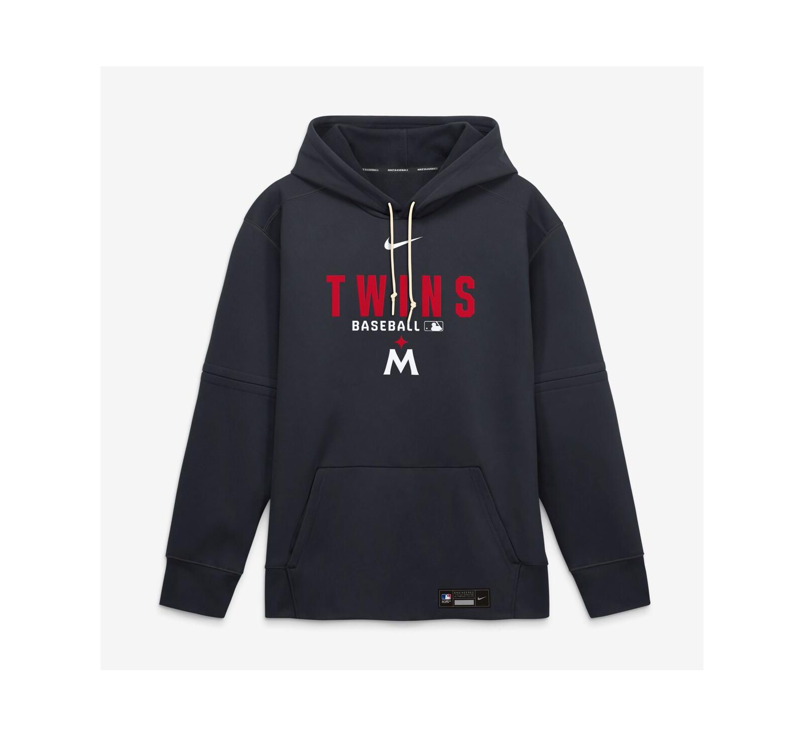 Мужское худи Nike Men's Navy Minnesota Twins Authentic Collection Therma-FIT