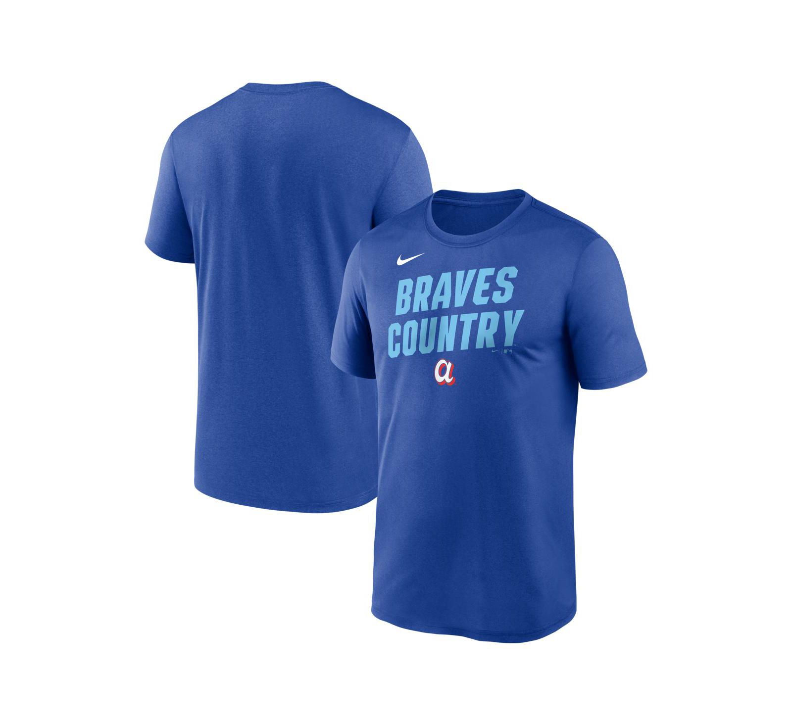 Nike Мужская футболка Atlanta Braves 2026 City Connect Team Phrase Script Dri-FIT Royal