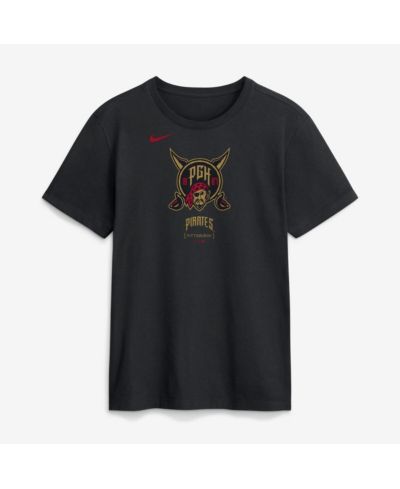 Nike Мужская черная футболка Pittsburgh Pirates 2026 City Connect с большим логотипом