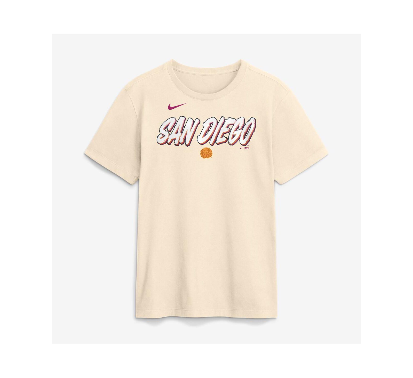 Nike Men's Cream San Diego Padres 2026 City Connect Wordmark T-Shirt