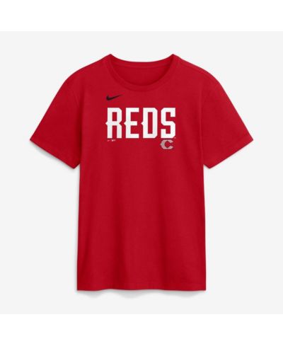 Мужская футболка Nike Cincinnati Reds 2026 City Connect Wordmark, красная