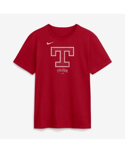 Мужская футболка Nike Red Texas Rangers 2026 City Connect с большим логотипом