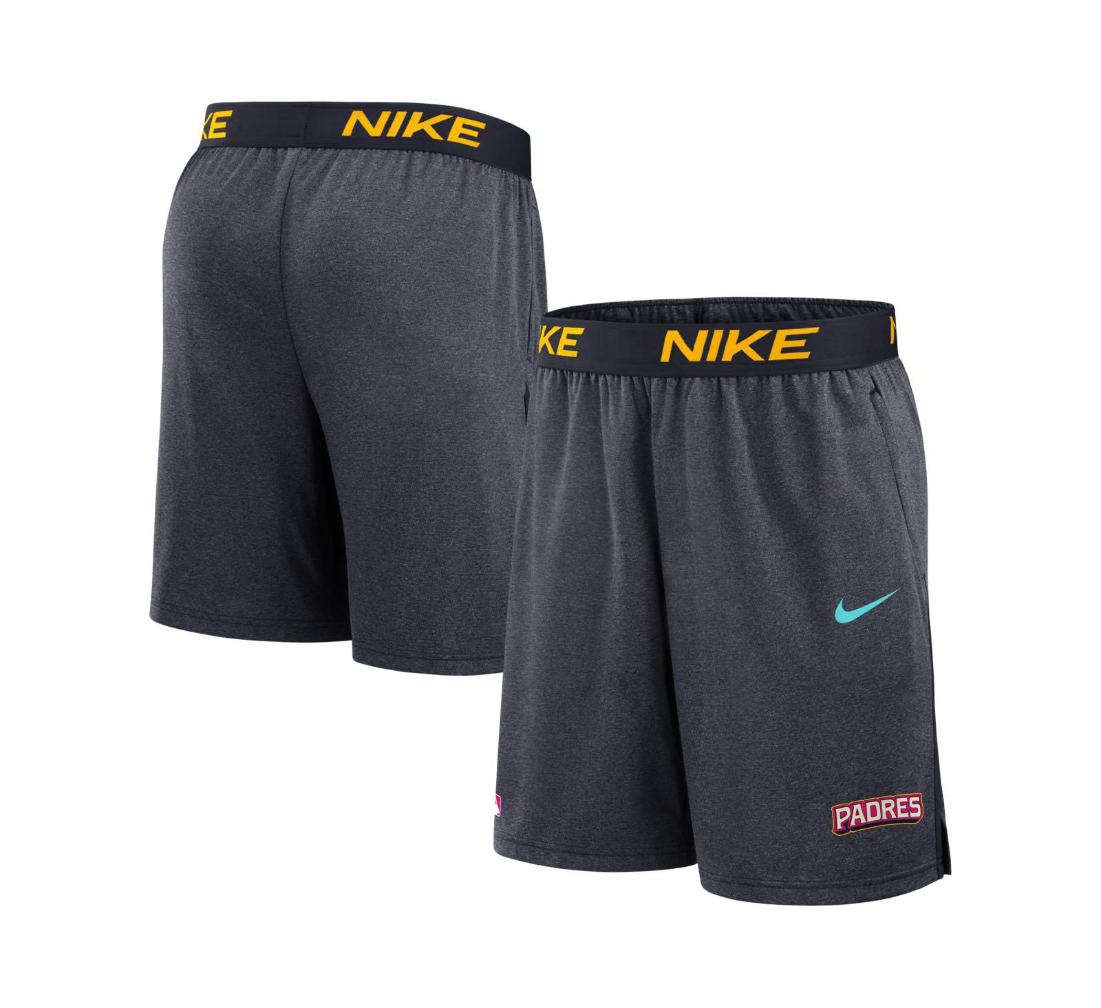 Nike Men's Obsidian San Diego Padres 2026 City Connect Authentic Collection Dri-FIT Knit Shorts