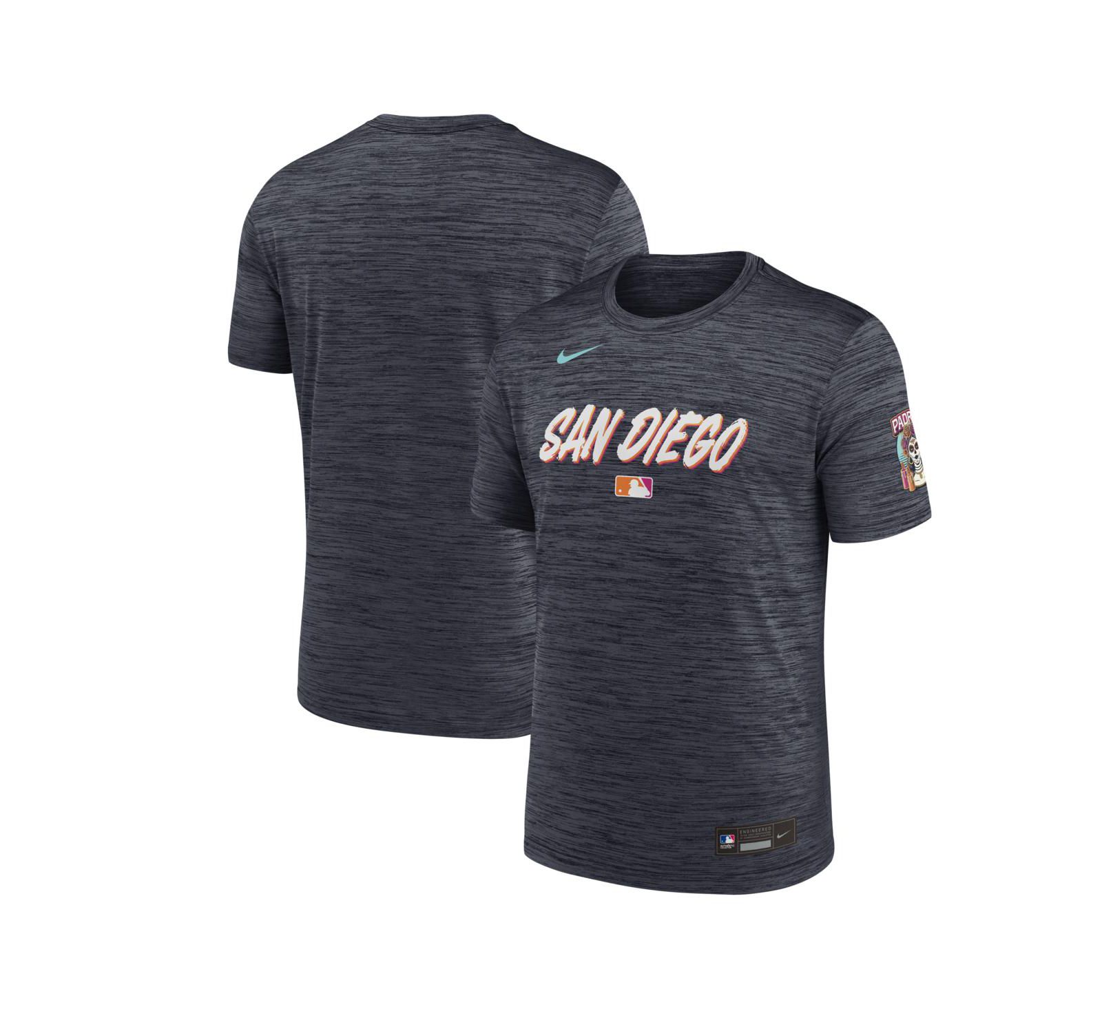 Nike Men's Obsidian San Diego Padres 2026 City Connect Authentic Collection Velocity Dri-FIT T-Shirt