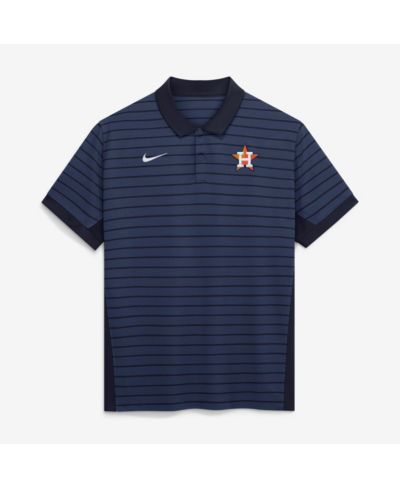 Поло Nike Men's Navy Houston Astros Authentic Collection Striped Victory Dri-FIT