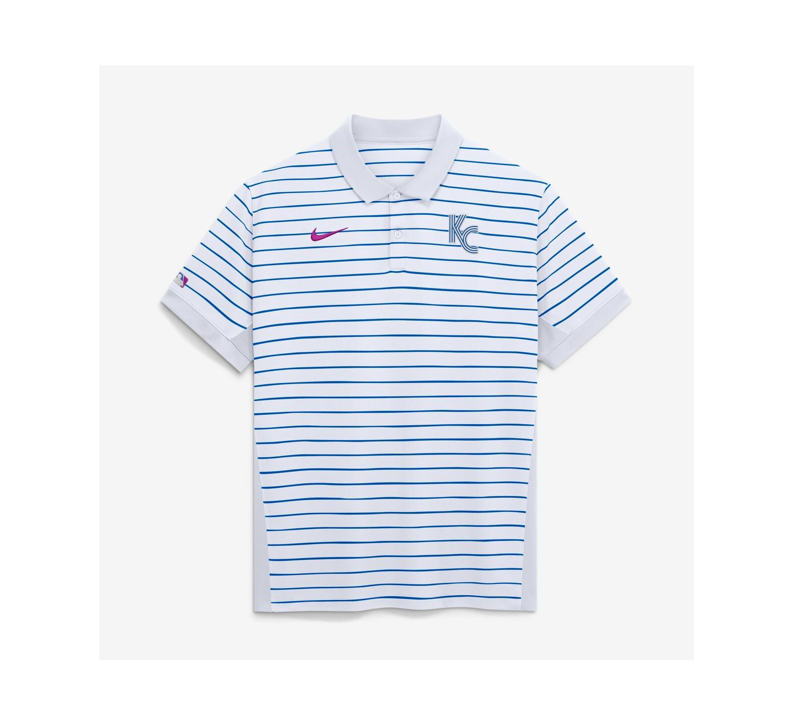 Мужская поло Nike White Kansas City Royals 2026 City Connect Authentic Collection Dri-FIT