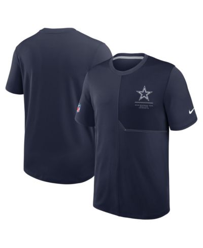 Мужская футболка Nike Navy Dallas Cowboys Sideline UV Dri-FIT Coaches