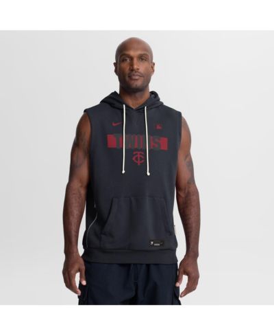 Nike Men's Navy Minnesota Twins Authentic Collection Standard Issue Dri-FIT Sleeveless Hoodie