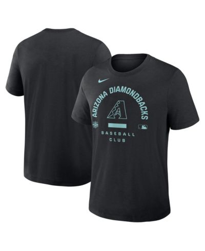 Мужская черная футболка Nike Arizona Diamondbacks Authentic Collection Early Work Tri-Blend Dri-FIT