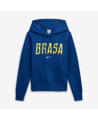 Женское худи Nike Blue Brazil National Team Phoenix Fleece