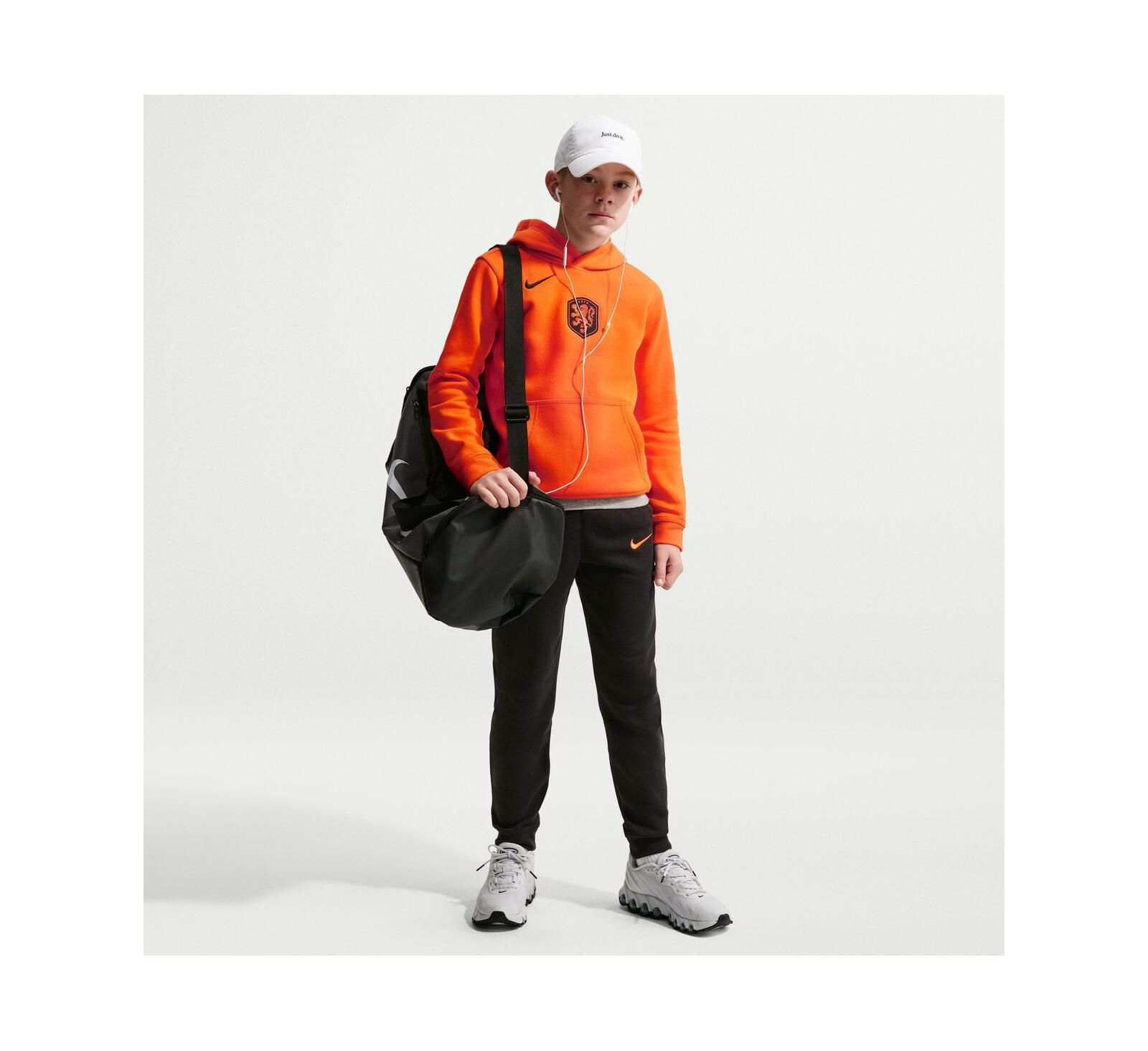 Детское худи Nike Netherlands National Team Club оранжевое