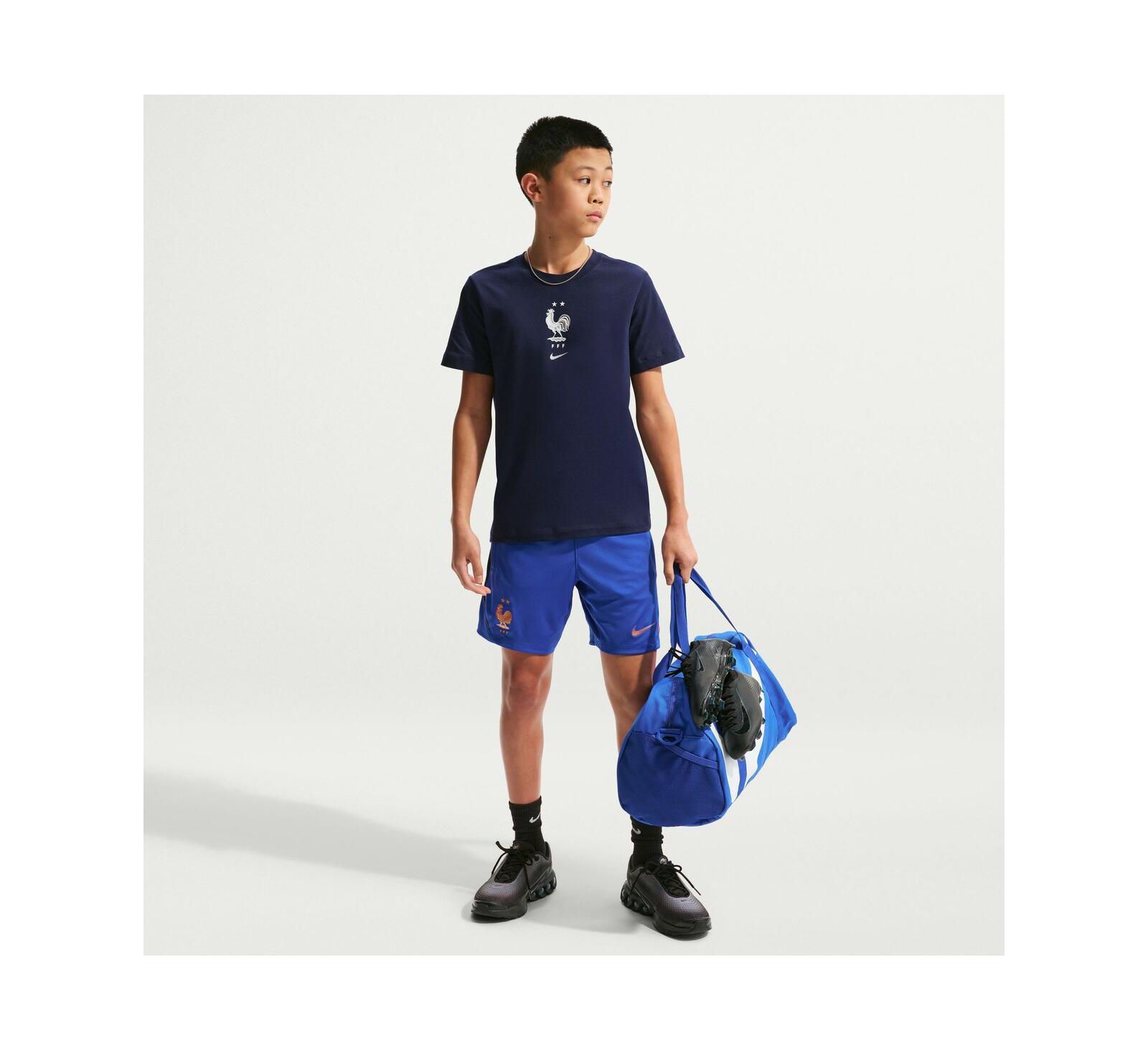 Nike футболка с эмблемой сборной Франции для мальчиков и девочек, синяя