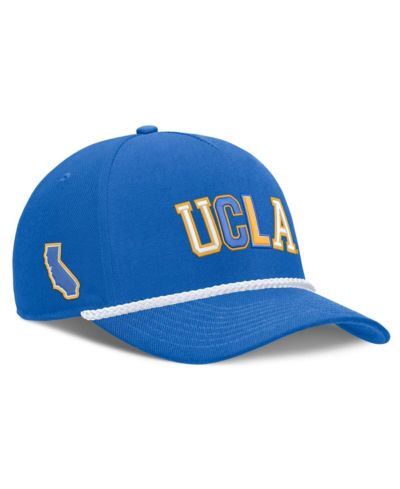 Мужская и женская кепка Nike UCLA Bruins 2026 Basketball Refresh 5-Panel Rope Rise, синяя