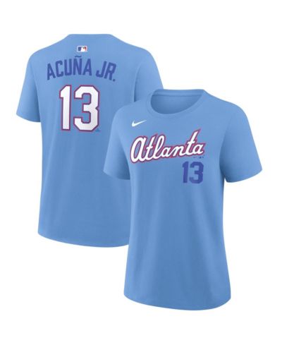 Nike Женская футболка Nike Ronald Acuña Jr. Light Blue Atlanta Braves 2026 City Connect