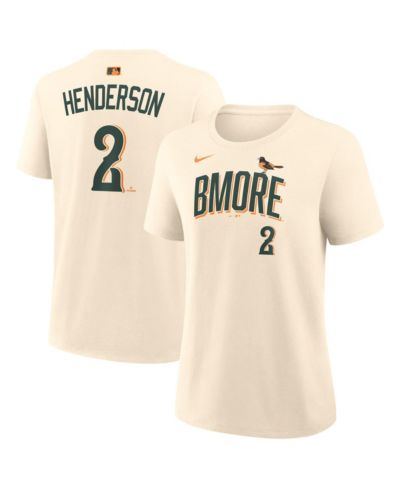 Женская футболка Nike Gunnar Henderson Cream Baltimore Orioles 2026 City Connect
