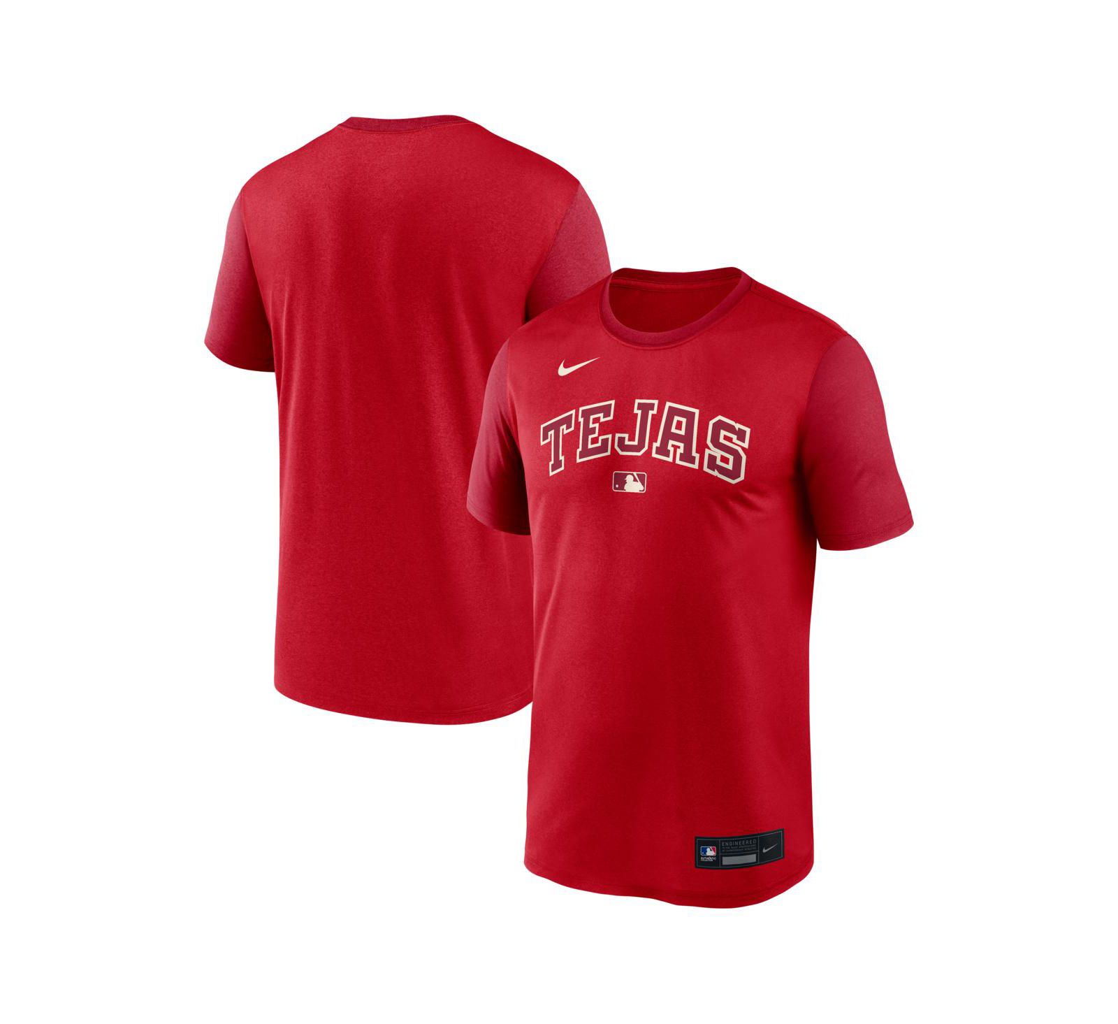 Мужская футболка Nike Texas Rangers 2026 City Connect Authentic Collection Legend Dri-FIT красная