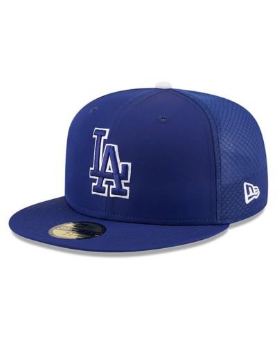Мужская бейсболка New Era Royal Los Angeles Dodgers 2026 Batting Practice 59FIFTY Fitted