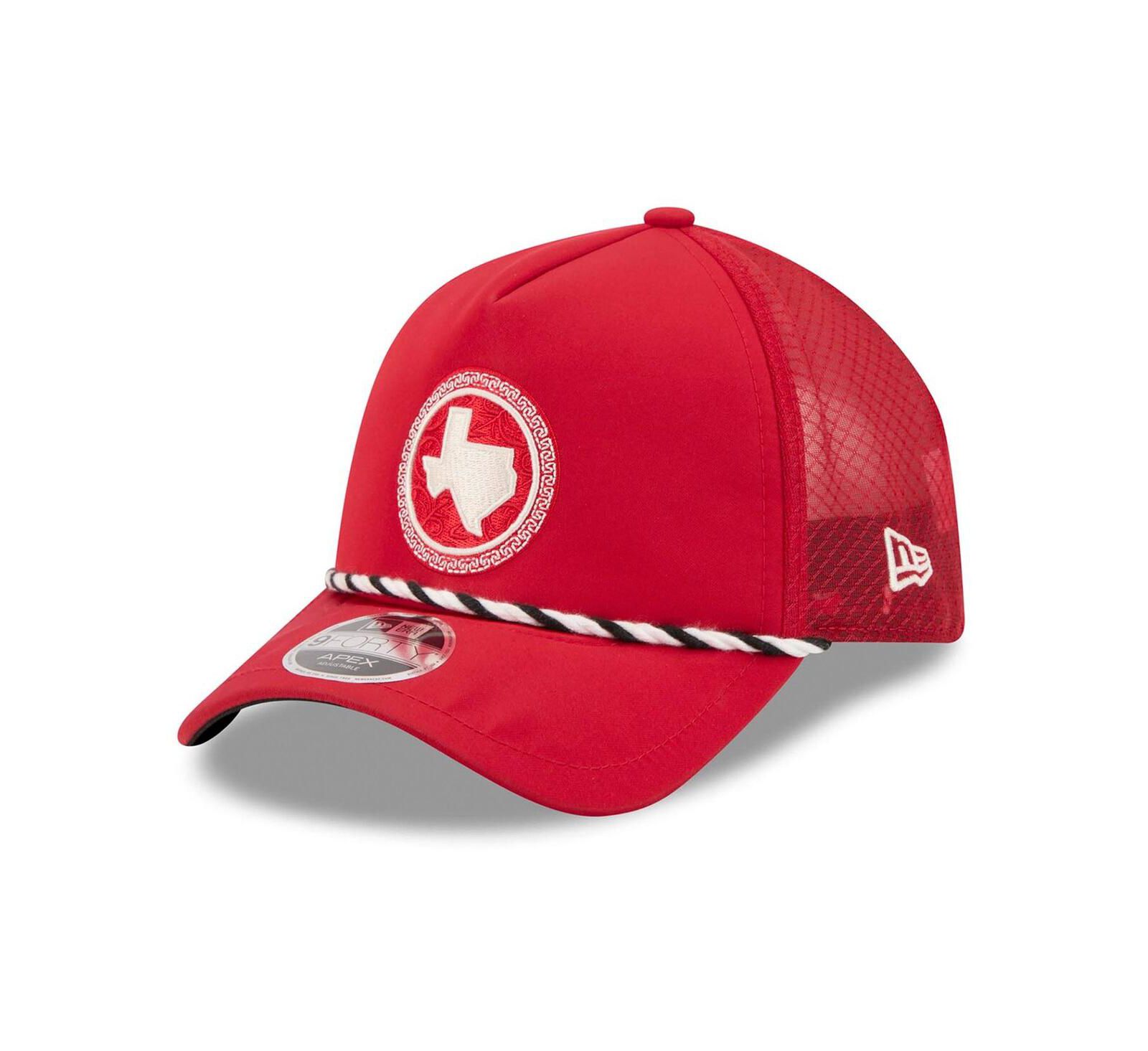 New Era Men's Red Texas Rangers 2026 City Connect Apex 9FORTY Adjustable Hat