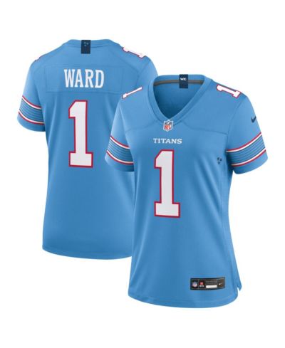 Женская игровая джерси Nike Tennessee Titans (Cameron Ward), светло-голубая