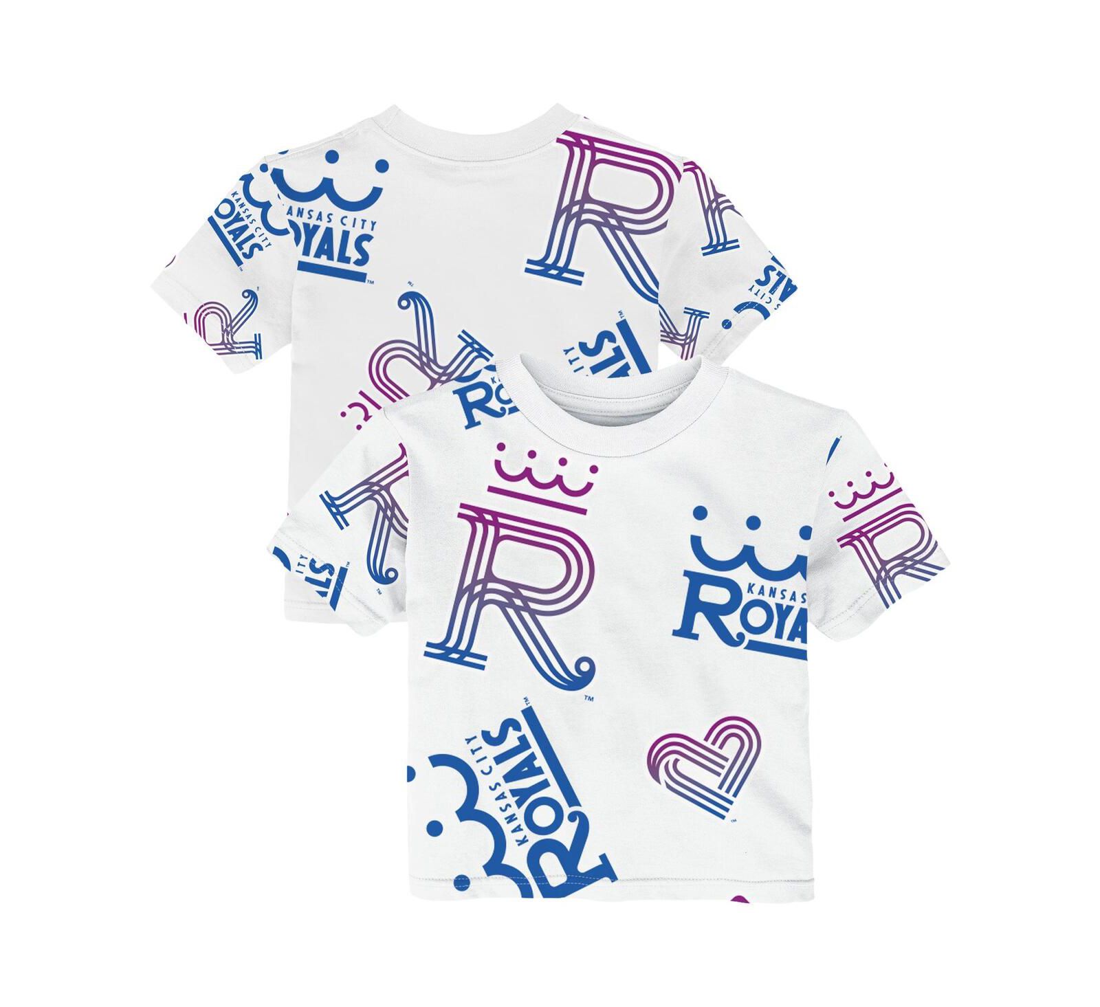 Детская футболка Outerstuff Kansas City Royals 2026 City Connect Game Day белая