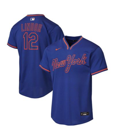Детская джерси Nike Francisco Lindor Royal New York Mets Alternate Replica
