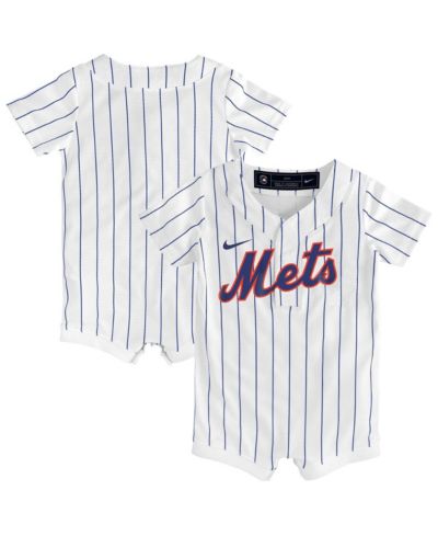 Детский комбинезон Nike White New York Mets Home Replica для мальчиков и девочек