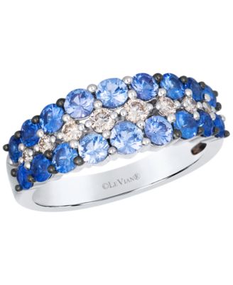 Кольцо Le Vian Denim Ombré Sapphire & Diamond в золоте 14k Vanilla Gold