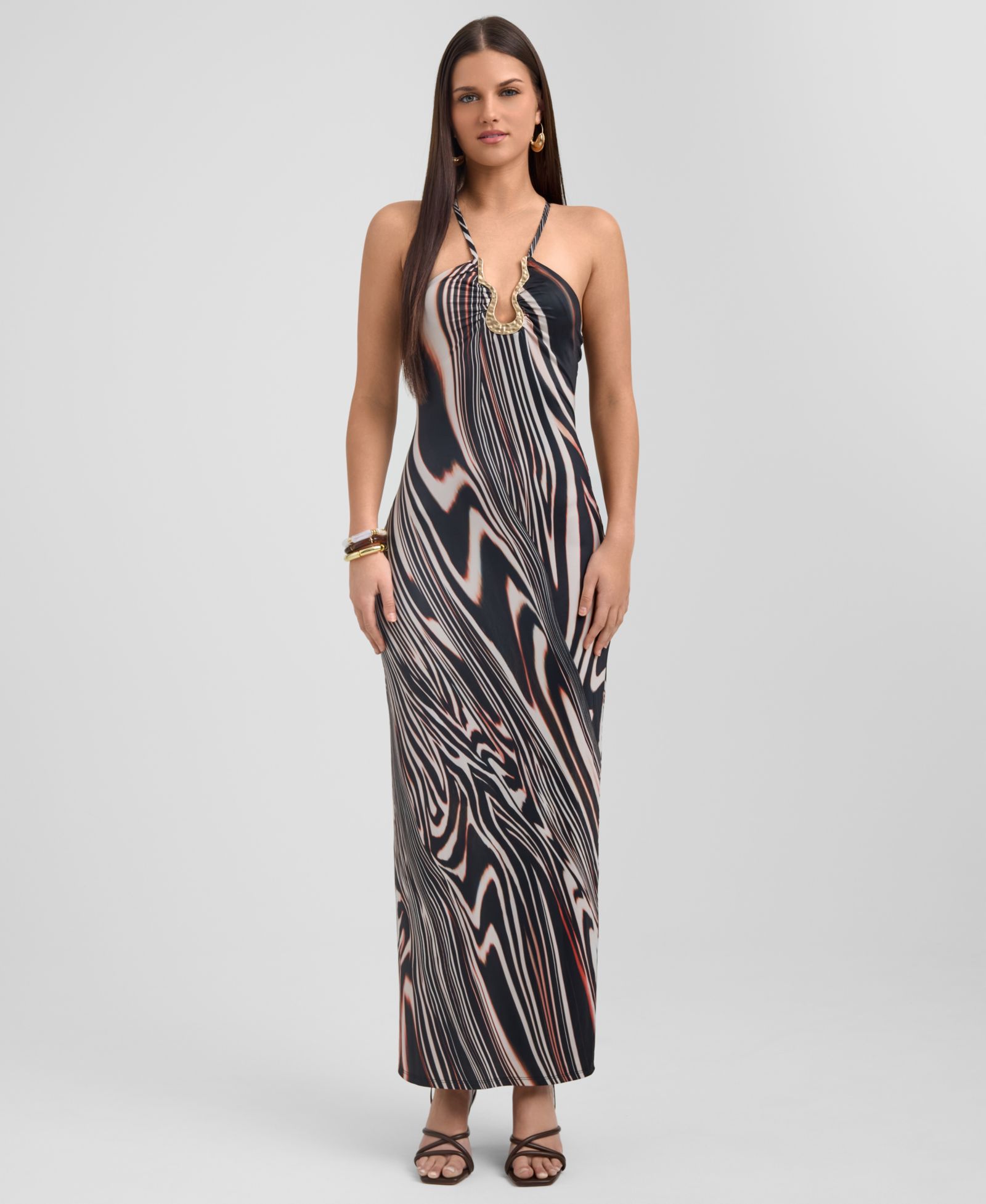 Женское платье макси с бретельками RACHEL Rachel Roy