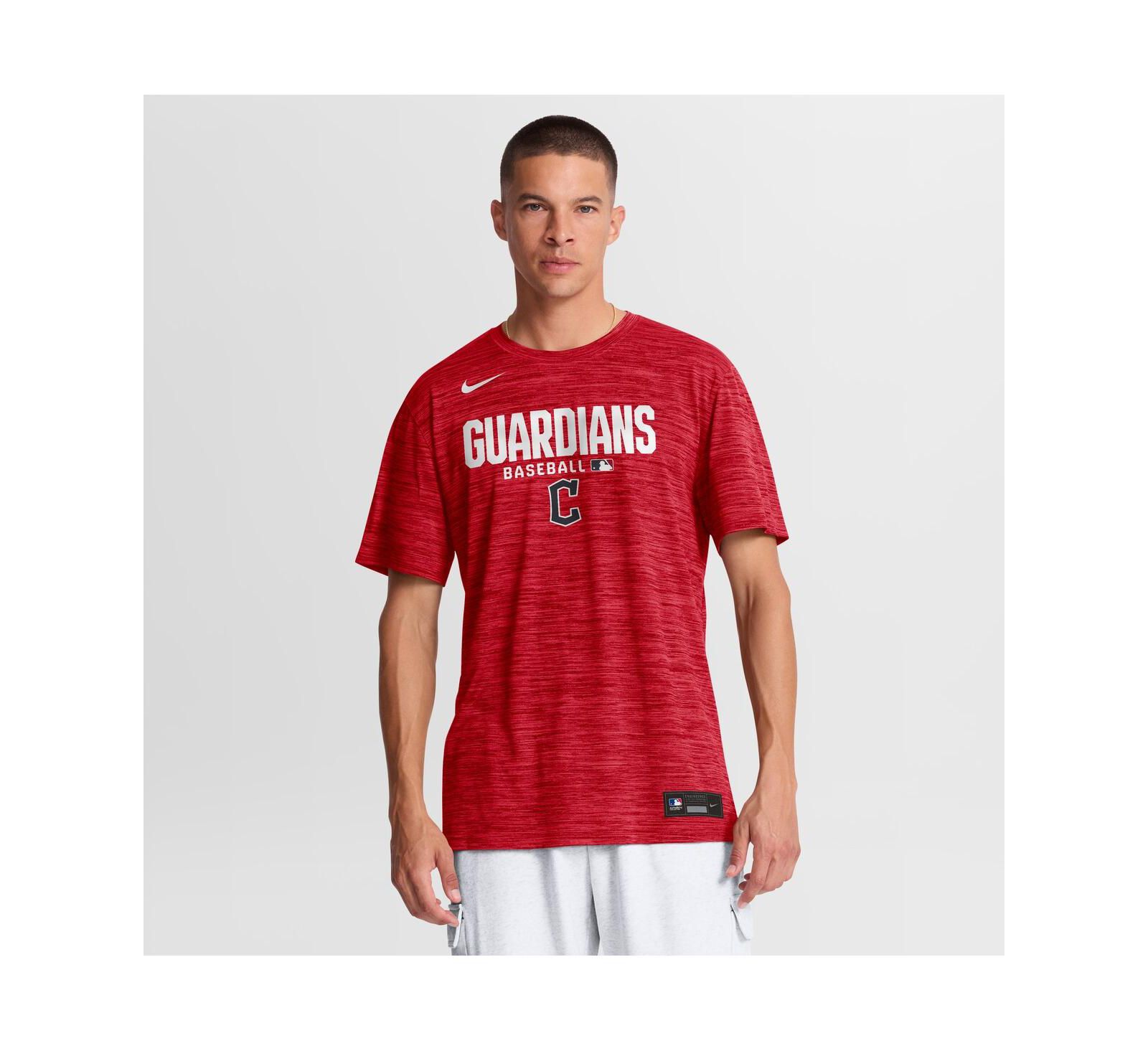 Футболка Nike Men's Red Cleveland Guardians Authentic Collection Velocity Dri-FIT